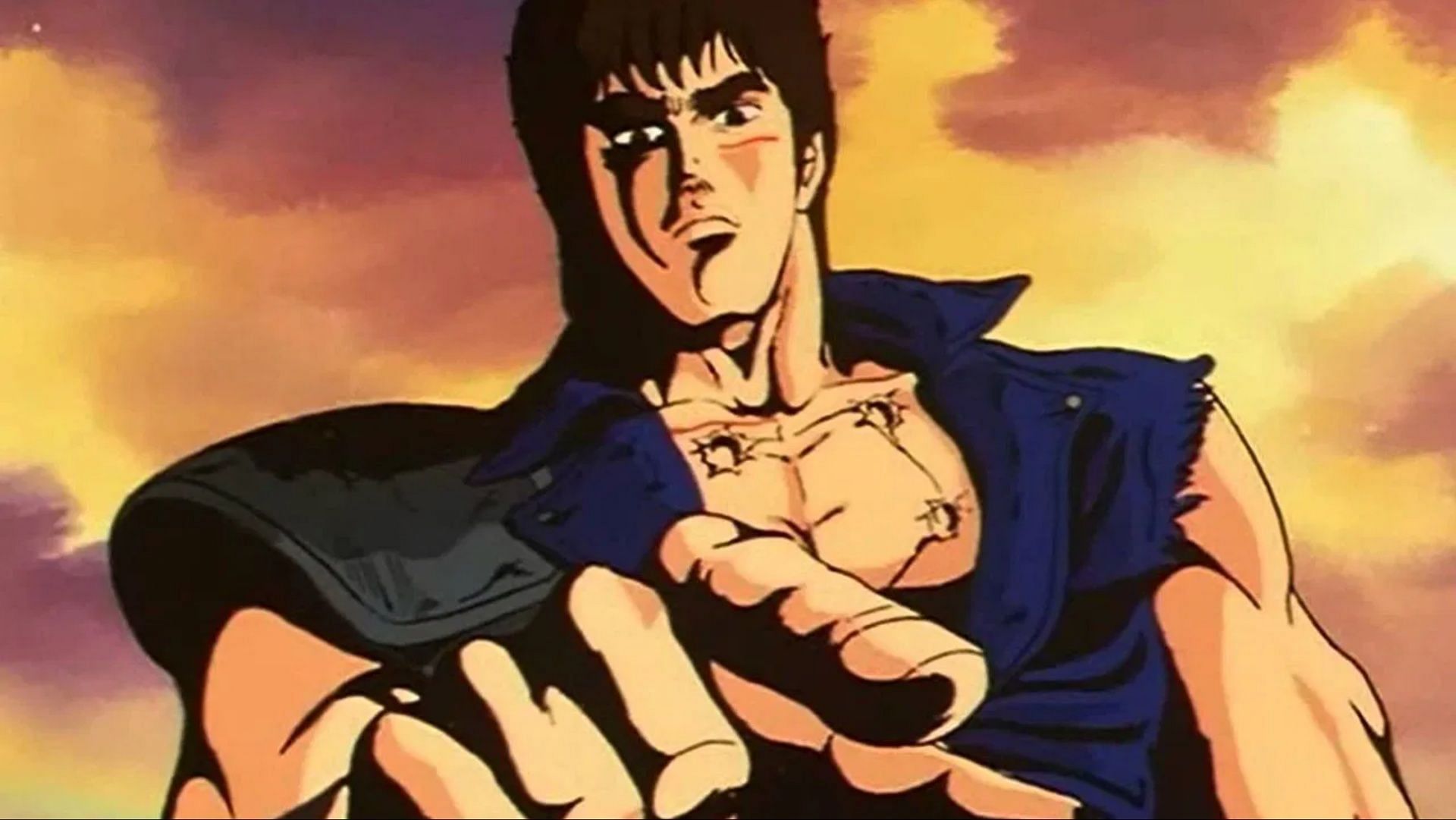 Fist of the North Star is one of the gory anime one might want to avoid while eating (Image via TOEI)